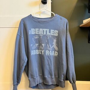 American Eagle Outfitters Blue Crewneck Oversized Sweatshirt